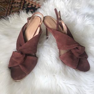Banana Republic Brown Heeled Sandal